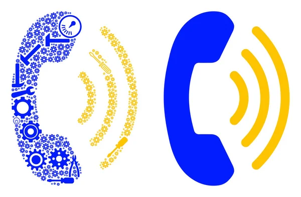 Telefon zil mozaik hizmet araçları