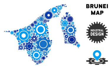 Kolaj Brunei Gears Haritası