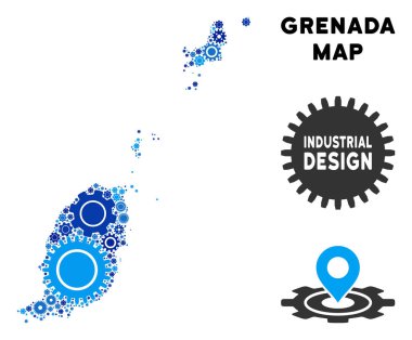 Kolaj Grenada Gears Haritası