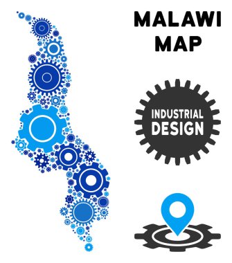 Gears'ı kompozisyon Malavi Haritası