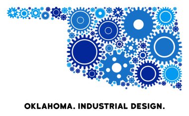 Gears'ı kolaj Oklahoma devlet Haritası