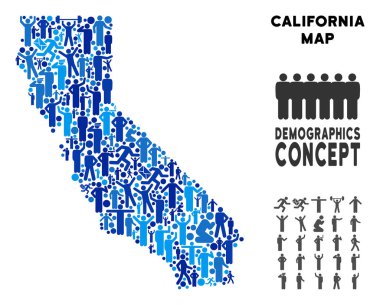 Demografik California harita