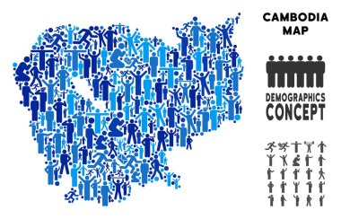 Demografik Kamboçya Haritası