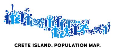 Demografik Girit Adası Haritası