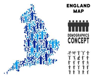 Demografik İngiltere harita