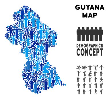 Demografik Guyana Haritası