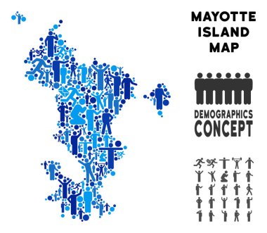 Demografik Mayotte Adası Haritası