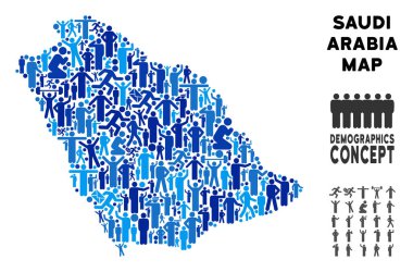 Demografik Suudi Arabistan harita