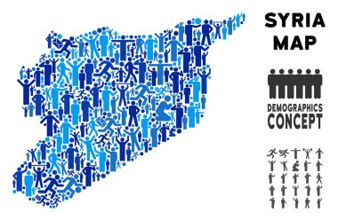 İnsanlar Suriye Haritası