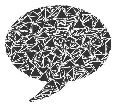 Balon mozaik üçgen