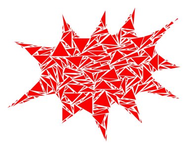 Boom Bang mozaik üçgen