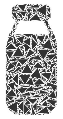 Şişe kolaj üçgen