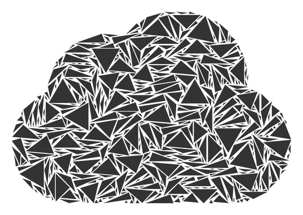 Collage Cloud de Triangles — Image vectorielle