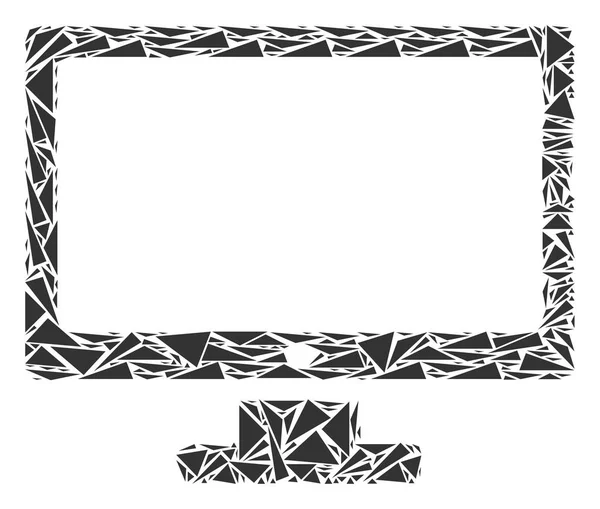 Bilgisayar görüntü mozaik üçgen