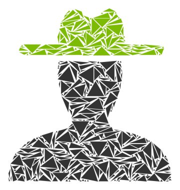 Çiftçi mozaik üçgen