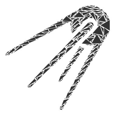 İlk uydu kolaj üçgen