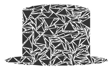 Beyefendi şapka kolaj üçgen