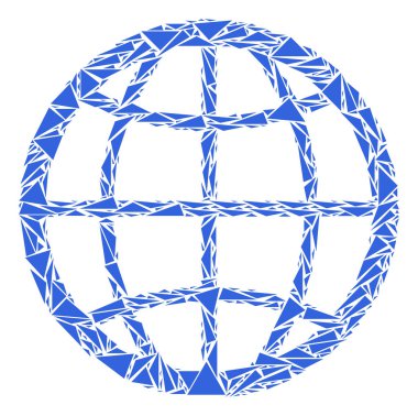 Dünya mozaik üçgen