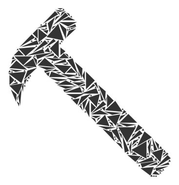 Çekiç mozaik üçgen