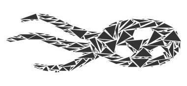 Mikroorganizma mozaik üçgen rahatsız