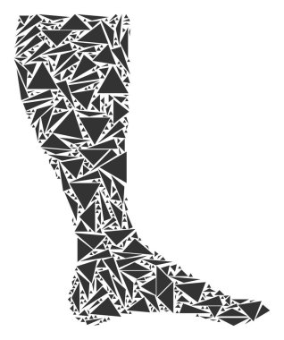 Bacak mozaik üçgen