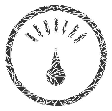 Metre mozaik üçgen