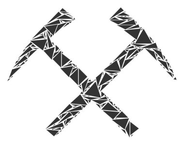 Üçgen madenciliği çekiç kolaj