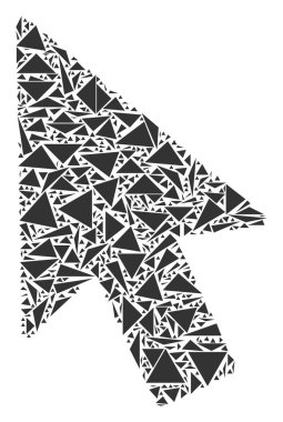 Fare imleci mozaik üçgen