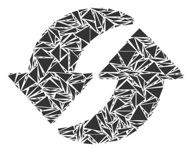 Mozaik üçgen Yenile