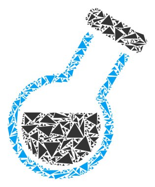 İmbik kolaj üçgen