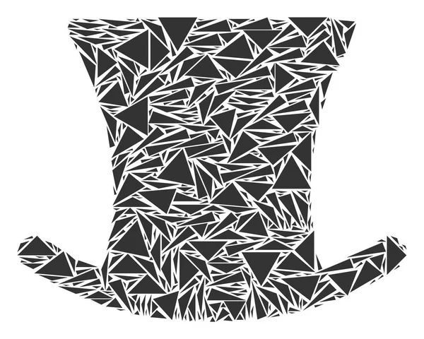 Beyefendi şapka mozaik üçgen