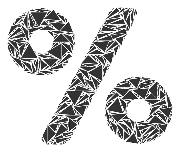 Üçgen yüzde kolaj