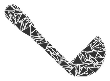 Kepçe kolaj üçgen