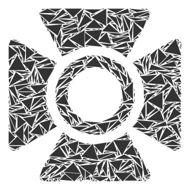 Projektör kolaj üçgen