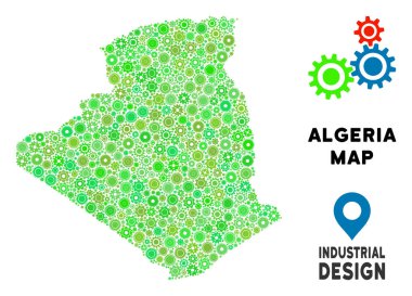 Gears'ı Cezayir harita kolaj