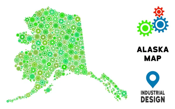 Gears'ı Alaska harita kolaj