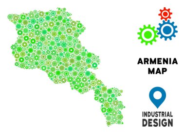 Gears'ın Ermenistan harita kolaj