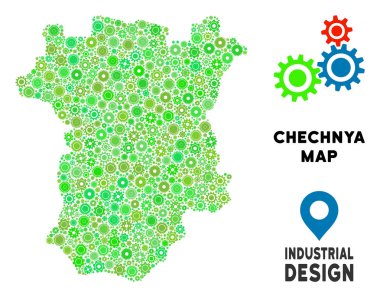 Gears'ın Çeçenistan harita kolaj