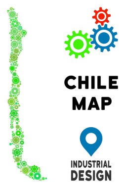 Gears'ın Şili harita kolaj