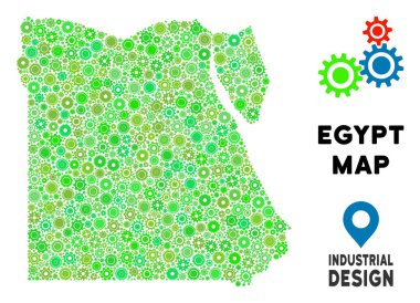 Vites Egypt harita kompozisyon