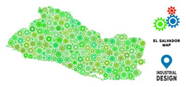 Gears'ı El Salvador harita mozaik