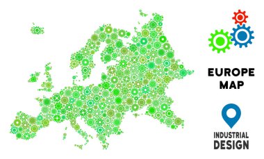 Gears'ın Europe harita kompozisyon