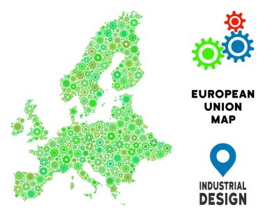 Gears'ı Avrupa Birliği harita kolaj