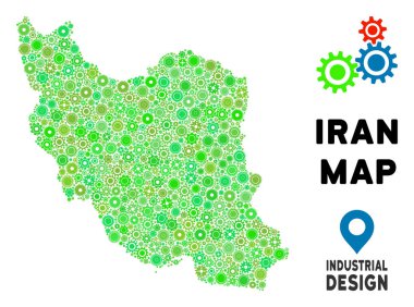 Gears'ı Iran harita mozaik