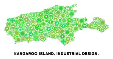 Gears'ı Kanguru Adası harita mozaik