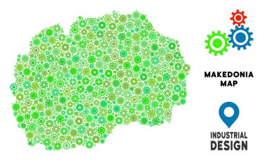 Gears'ı Makedonia harita kolaj