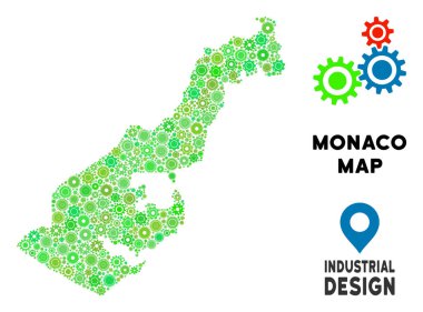 Gears'ı Monaco harita mozaik