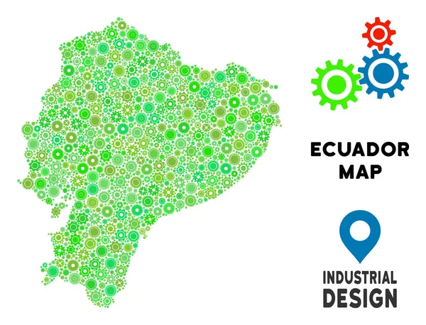 Gears'ın ekvator harita kolaj