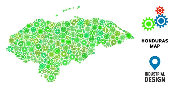 Gears'ı Honduras harita kolaj