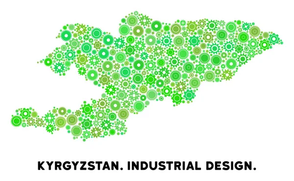 Gears'ın Kırgızistan harita mozaik